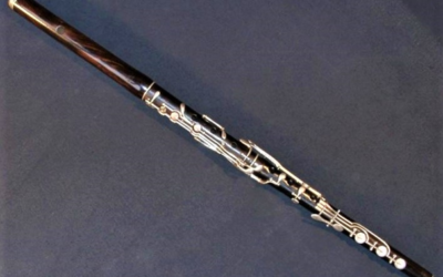FLUTE DE MANGEANT à LYON. Milieu du XIX° siècle